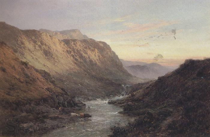 Alfred de breanski The shiel Valley (mk37) Norge oil painting art
